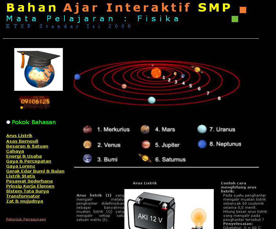Media Pembelajaran Interaktif Fisika SMP HTML  Blog Guru 